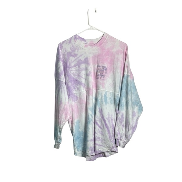 Walt Disney World Tie Dye Blue Pink Spirit Jersey Size Small - Picture 1 of 12